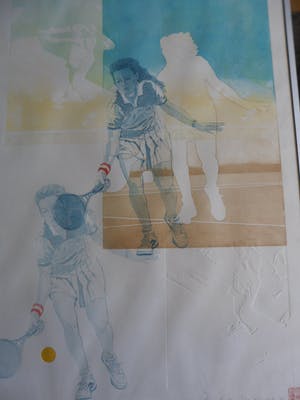 Leentje Linders - Ets en Blinddruk, Ad van Tage- Ingelijst kopen? Bied vanaf 35!