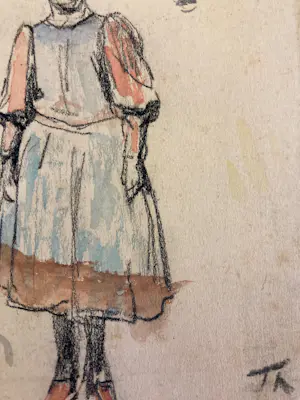 Willem Bastiaan Tholen - Studie van een meisje kopen? Bied vanaf 50!