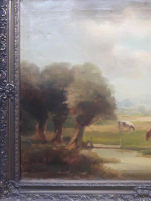 Jaap Kregten - Jaap van Kregten, Hollands landschap. kopen? Bied vanaf 125!