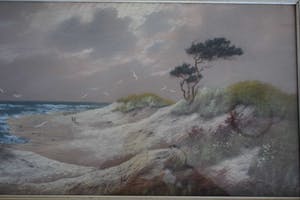 Niet of onleesbaar gesigneerd - Duinlandschap met zicht op zee kopen? Bied vanaf 1!