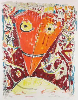 Egill Jacobsen - Litho, geen titel - Ingelijst kopen? Bied vanaf 1!