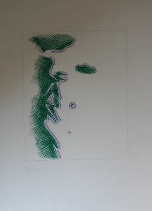 Jaap Hillenius - Litho: zonder titel - 1973 kopen? Bied vanaf 45!