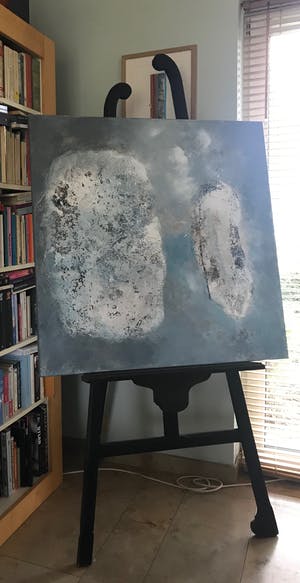 Curiosa - Prachtige rustieke schildersezel - voor presentatie - 2m hoog kopen? Bied vanaf 80!