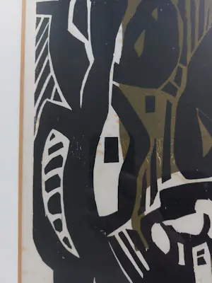 Jan van der Zee - Abstracte compositie kopen? Bied vanaf 250!