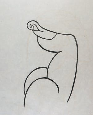 Tjeng Sit Oey - Linosnede op rijstpapier, Zonder titel kopen? Bied vanaf 1!