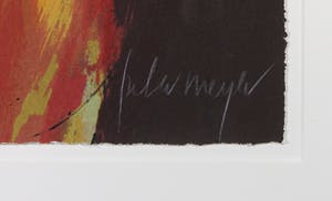 Peter Meijer - Zeefdruk, Wandeling - Ingelijst kopen? Bied vanaf 40!