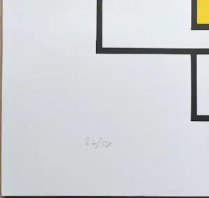 Joost Baljeu - Structures, complete map met 5 gesigneerde zeefdrukken (groot) kopen? Bied vanaf 595!