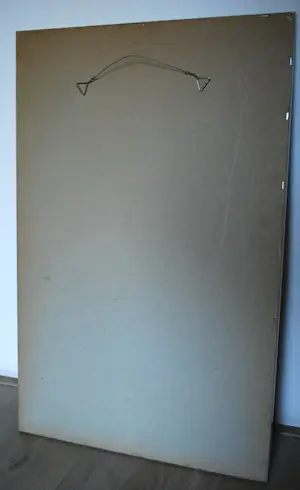 Wolf Reuther - Vrouw staand aan een piano - mooi ingelijst borduurwerk kopen? Bied vanaf 80!