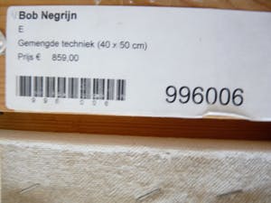 Bob Negryn - Zonder titel kopen? Bied vanaf 85!