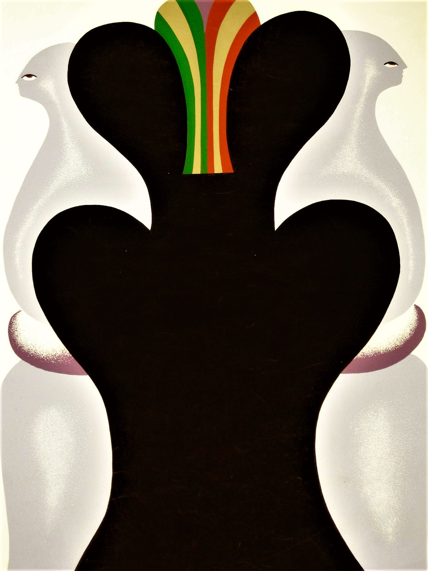 Jörg Remé - GROTE gesigneerde Lithografie - 1970 - oplage 21/100 - niet ingelijst kopen? Bied vanaf 47!