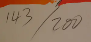 Walasse Ting - Kleurenlitho: Liggende naakte dame en een kat kopen? Bied vanaf 550!