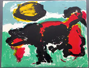 Eugène Brands - gesigneerde litho - Bird kopen? Bied vanaf 250!