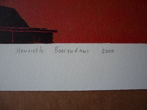 Henriette Boerendans - Houtsnede, titel, 17 Oktober. kopen? Bied vanaf 40!