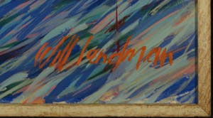 Will Landman - Olieverf op doek, Zittend figuur - Ingelijst kopen? Bied vanaf 1!