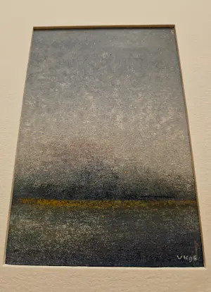 Harry van Kuyk - Fraaie impressionistische pastel "Oude waal- Ooijpolder" 1996 - gesigneerd kopen? Bied vanaf 74!