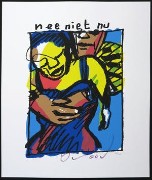 Herman Brood - Zeefdruk, Nee niet nu kopen? Bied vanaf 120!