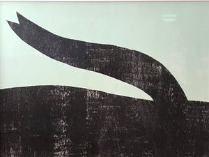 Klaas Gubbels - uitzonderlijk grote houtsnede kopen? Bied vanaf 550!