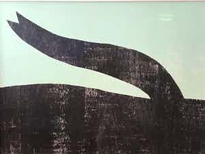 Klaas Gubbels - uitzonderlijk grote houtsnede verkocht voor € 550!