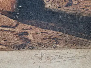 Tjeerd Bottema - originele kleuren Ets & aquatint "bij den Haard" potloodgesigneerd kopen? Bied vanaf 37!