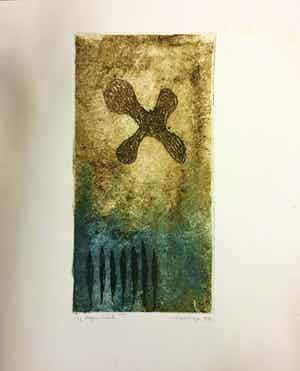 Jan Montyn - Bijzondere ets verkocht voor € 80!