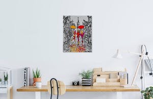 Elena Polyakova - Wandeling in Kalverstraat Amsterdam kopen? Bied vanaf 75!