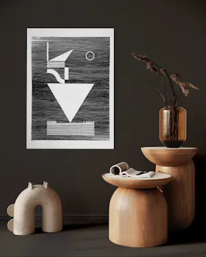 Michel Seuphor - Wunderschöner abstrakter Druck – perfekter Zustand. kopen? Bied vanaf 50!