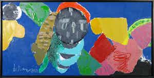 Jurjen de Haan - Acryl op doek, Prelude I - Ingelijst verkocht voor € 350!