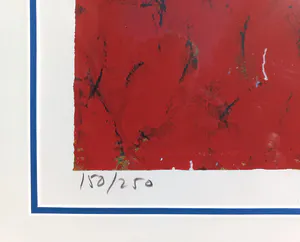 Jan Cremer - Blue Tree, zeefdruk (mooi ingelijst) kopen? Bied vanaf 275!