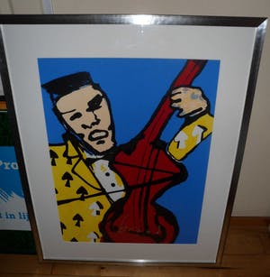 Herman Brood - Zeefdruk, titel. De Cello - ingelijst (Groot) kopen? Bied vanaf 375!