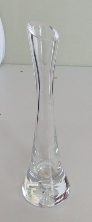 Krosno - Dikwandig kristallen solifleur vaasje kopen? Bied vanaf 24!