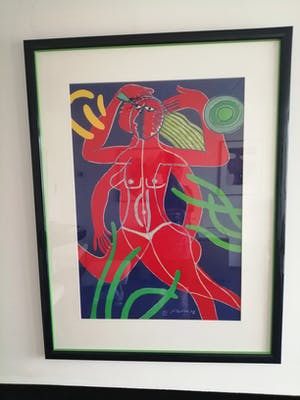 Corneille - Prachtige kleurrijke grote zeefdruk 122x92 cm kopen? Bied vanaf 280!