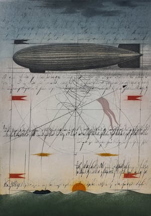 Alois Janak - Zeppelin, kleurenets kopen? Bied vanaf 90!