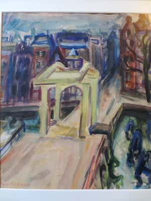 Hans van der Schaaf - Amsterdam, Magere Brug. verkocht voor € 65!