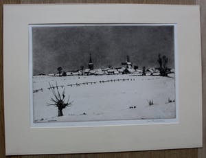 Jan Poortenaar - Ets: Holland kopen? Bied vanaf 45!