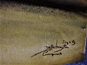 Jelle Hoogstra - Grote verstilde Gouache "aanleg Europoort Rotterdam 1963" gesigneerd kopen? Bied vanaf 1!