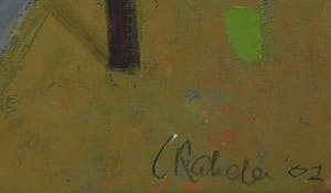 Liesbeth Rahder - Olieverf met textuur op doek, Gedachtengang I (Groot) kopen? Bied vanaf 750!