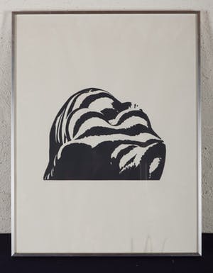 Henk Dost - In afwachting - 1/20 - 1977 - zeefdruk op papier - BKR Weststellingwerf kopen? Bied vanaf 20!