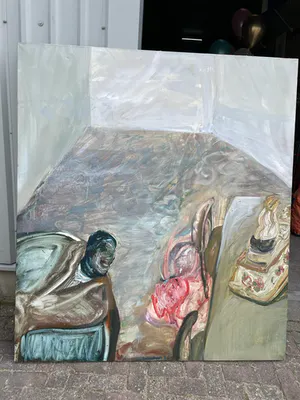 Annemarie Fischer - olieverf op doek,titel onbekend kopen? Bied vanaf 20!