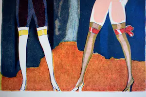 Kees van Dongen - Houtgravure - La Comparaison kopen? Bied vanaf 50!