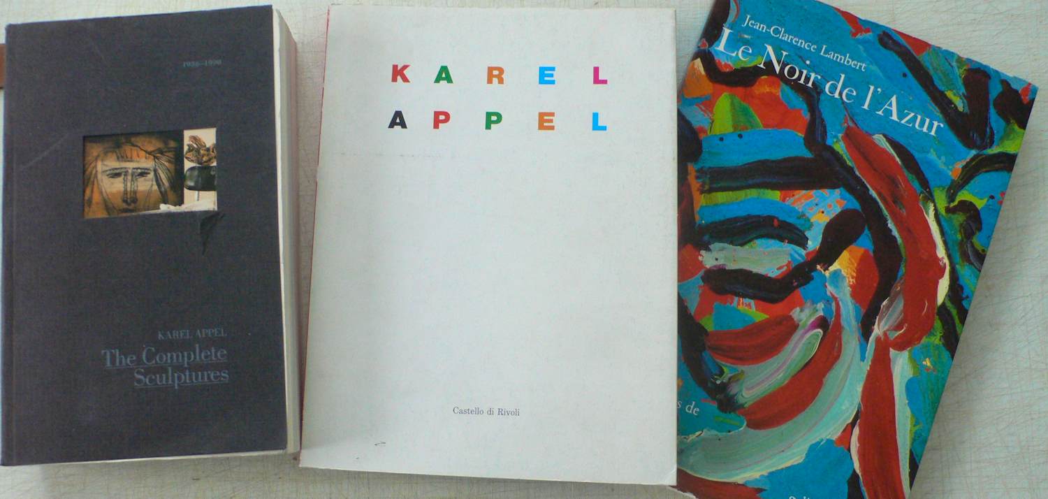 Karel Appel - Zes kunstboeken in het Engels, Frans, Italiaans en Nederlands kopen? Bied vanaf 50!