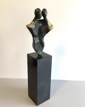 AcheterJoop van Nugteren - Sculptuur “ Schouder aan schouder “? Enchérissez de 119!