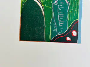 Roger Raveel - Voor de poort, 1988 kopen? Bied vanaf 1595!