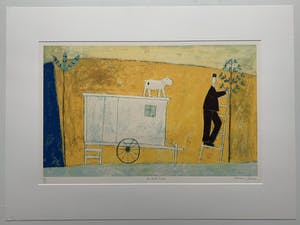 Annora Spence - kleurenzeefdruk | 'The white caravan' kopen? Bied vanaf 140!