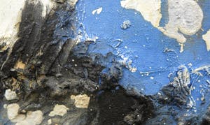 Frans Nicolai - Gemengde techniek op doek, Abstracte compositie - Ingelijst kopen? Bied vanaf 80!