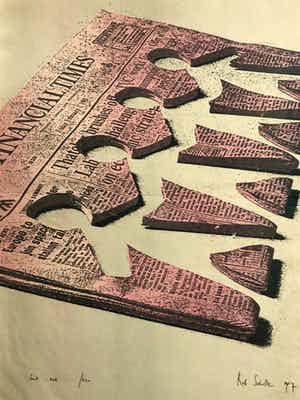 Rob Scholte - Vrije Volk Grafiek collectie verkocht voor € 125!