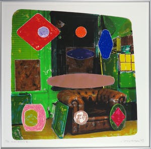 Jelis van Dolderen - Zeefdruk, Studio Astoria VI - Ingelijst kopen? Bied vanaf 1!