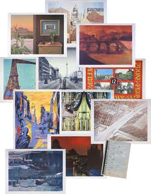 Jeroen Henneman - Antonio Segui, Rainer Fetting e.a. - Serie Twelve European Artists + Boek verkocht voor € 200!