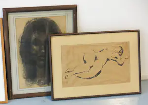 Janus Nuiten - Lot van 5 unieke werken op papier, Dieren / figuren kopen? Bied vanaf 75!