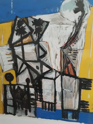 Corneille - Zeefdruk, 1951 Cobra grande oeuvre - Ingelijst kopen? Bied vanaf 175!