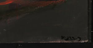 Piet Willems - Vierluik in acryl op paneel, De stok met vier uiteinden - Ingelijst kopen? Bied vanaf 1!